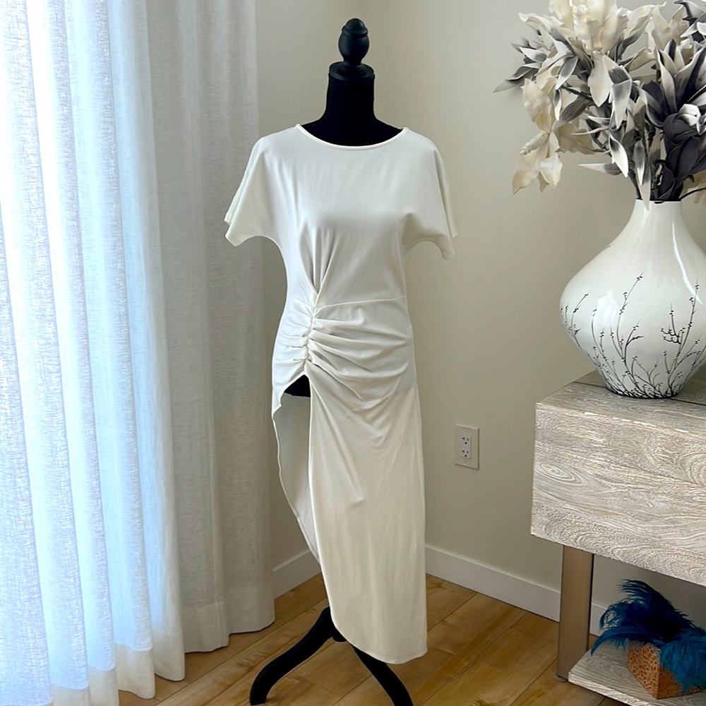 Unique top/ tunic to be worn with leggings or tight pants